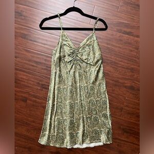 WORN ONCE Zara silk material mini dress